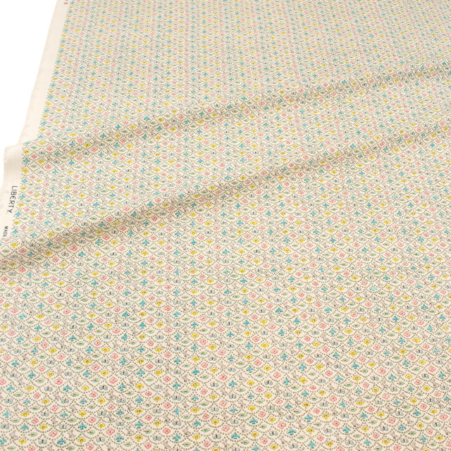 生地 LIBERTY FABRICS リバティ・ファブリックス ネル・フランネル 2025AW Forest Wave フォレストウェーブ(DC33507L119) w.マルチ 09Bi26j