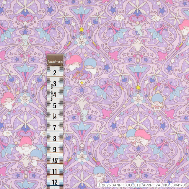 生地 LIBERTY FABRICS リバティ・ファブリックス タナローン Little Twin Stars Collection 25AW Kiki and Lala's Orchids キキ&ララ オーキッズ(DC35396) J25D.ラベンダー 09Ac04j