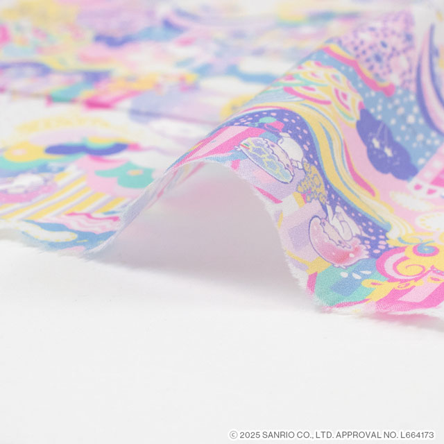 生地 LIBERTY FABRICS リバティ・ファブリックス タナローン Little Twin Stars Collection 25AW Enchanted Land エンチャンテッド・ランド(DC35398) J25A.マルチ 09Ac04j