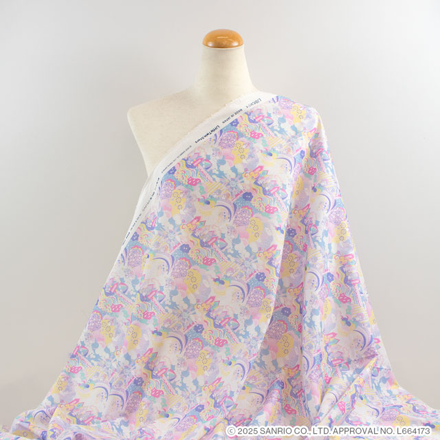 生地 LIBERTY FABRICS リバティ・ファブリックス タナローン Little Twin Stars Collection 25AW Enchanted Land エンチャンテッド・ランド(DC35398) J25A.マルチ 09Ac04j