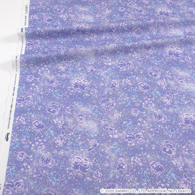 生地 LIBERTY FABRICS リバティ・ファブリックス タナローン Little Twin Stars Collection 25AW Constellation Sky コンステレーション・スカイ(DC35399) J25A.ブルー 09Ac04j