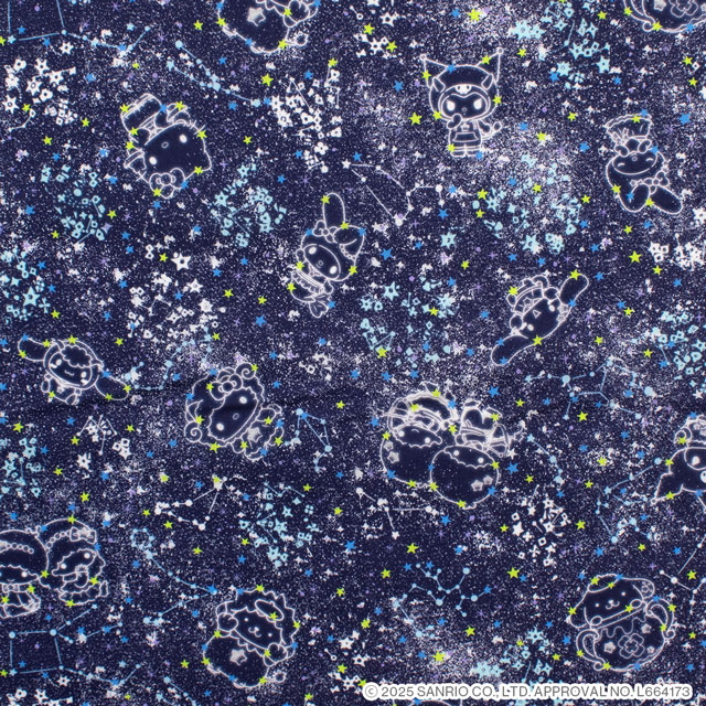 生地 LIBERTY FABRICS リバティ・ファブリックス タナローン Little Twin Stars Collection 25AW Constellation Sky コンステレーション・スカイ(DC35399) J25D.ネイビー 09Ac04j