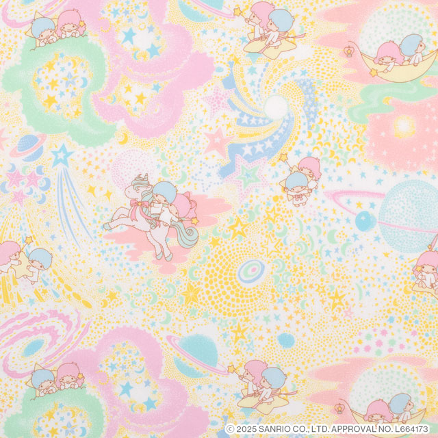 生地 LIBERTY FABRICS リバティ・ファブリックス タナローン Little Twin Stars Collection 25AW Milky Way Adventure ミルキー・ウェイ・アドベンチャー(DC35400) J25A.イエロー 09Ac04j
