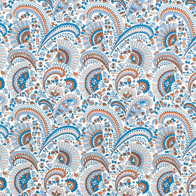 生地 LIBERTY FABRICS リバティ・ファブリックス タナローン 2026SS Floral Rebellion Jasvinder ジャスヴィンダー(26-36361007) 26BU.ブルー 09Ac04j