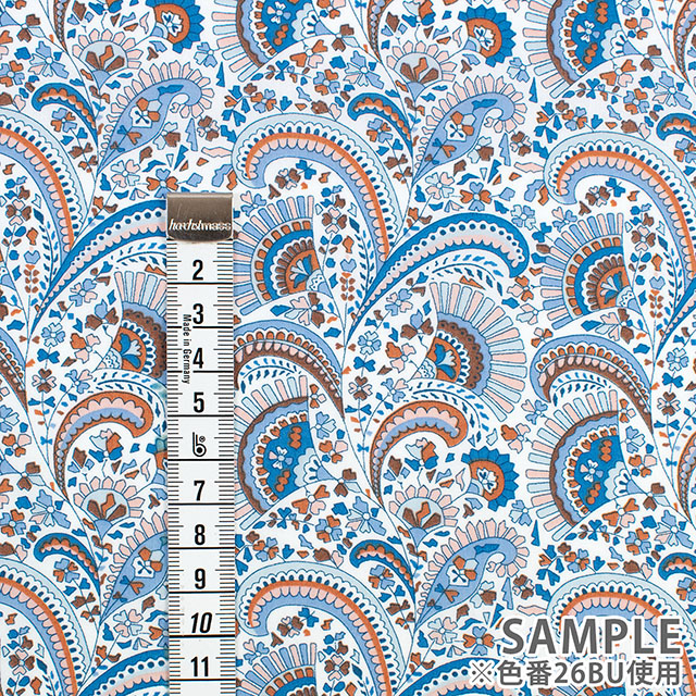 生地 LIBERTY FABRICS リバティ・ファブリックス タナローン 2026SS Floral Rebellion Jasvinder ジャスヴィンダー(26-36361007) 26BU.ブルー 09Ac04j