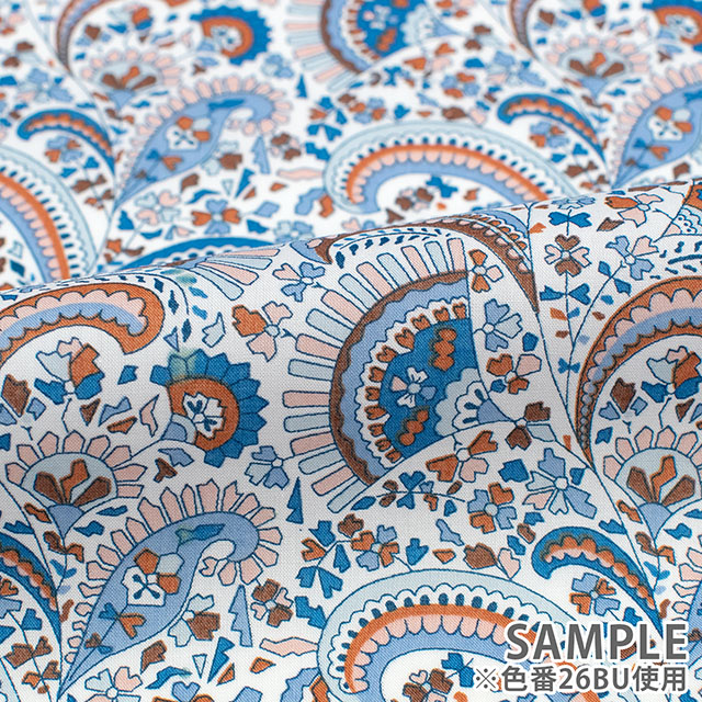 生地 LIBERTY FABRICS リバティ・ファブリックス タナローン 2026SS Floral Rebellion Jasvinder ジャスヴィンダー(26-36361007) 26BU.ブルー 09Ac04j