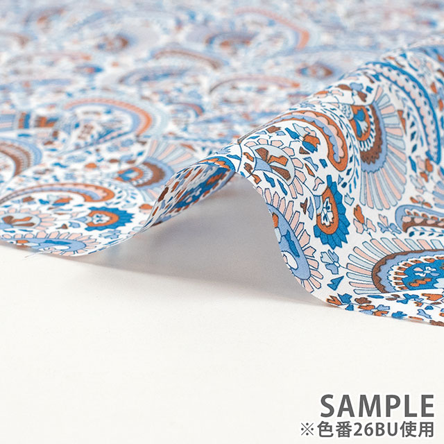 生地 LIBERTY FABRICS リバティ・ファブリックス タナローン 2026SS Floral Rebellion Jasvinder ジャスヴィンダー(26-36361007) 26BU.ブルー 09Ac04j