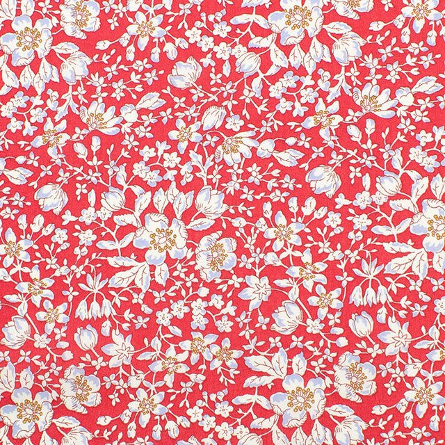 生地 LIBERTY FABRICS リバティ・ファブリックス タナローン 2026SS Floral Rebellion Lizzy リジー(26-36361030) 26AU.レッド 09Ac04j
