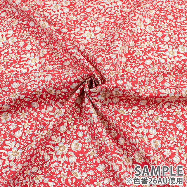 生地 LIBERTY FABRICS リバティ・ファブリックス タナローン 2026SS Floral Rebellion Lizzy リジー(26-36361030) 26AU.レッド 09Ac04j