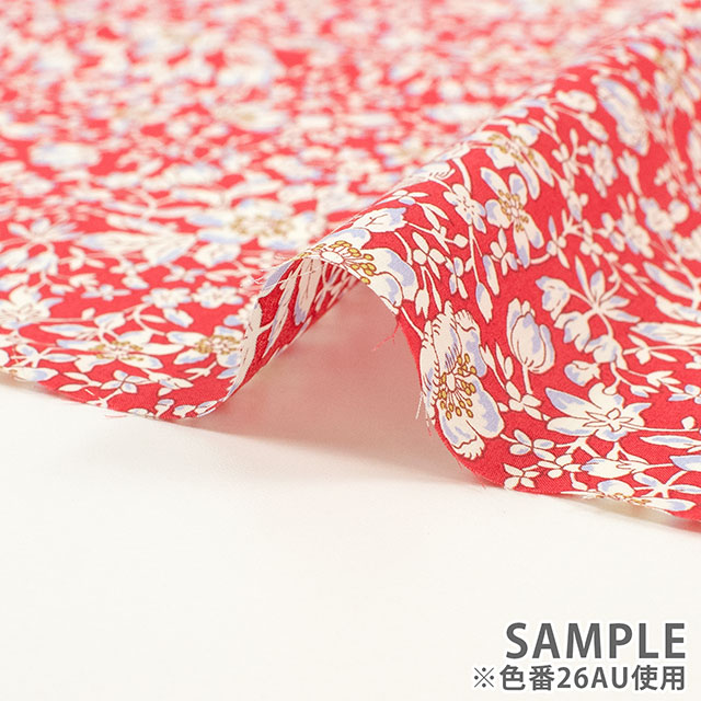 生地 LIBERTY FABRICS リバティ・ファブリックス タナローン 2026SS Floral Rebellion Lizzy リジー(26-36361030) 26AU.レッド 09Ac04j