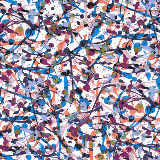 生地 LIBERTY FABRICS リバティ・ファブリックス タナローン 2026SS Floral Rebellion Club Paint クラブ・ペイント(26-36361034) 26BU.ブルー 09Ac04j