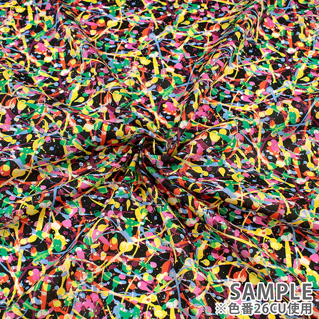 生地 LIBERTY FABRICS リバティ・ファブリックス タナローン 2026SS Floral Rebellion Club Paint クラブ・ペイント(26-36361034) 26BU.ブルー 09Ac04j