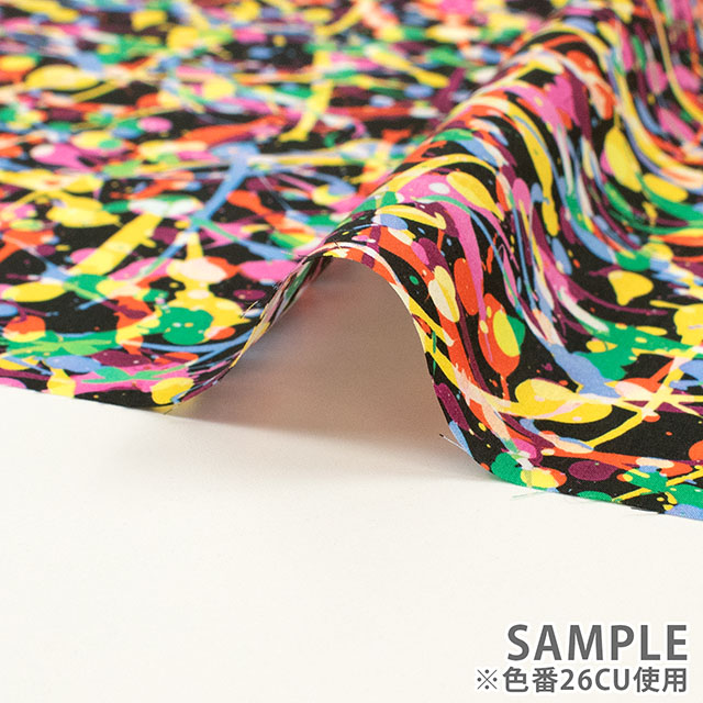 生地 LIBERTY FABRICS リバティ・ファブリックス タナローン 2026SS Floral Rebellion Club Paint クラブ・ペイント(26-36361034) 26BU.ブルー 09Ac04j