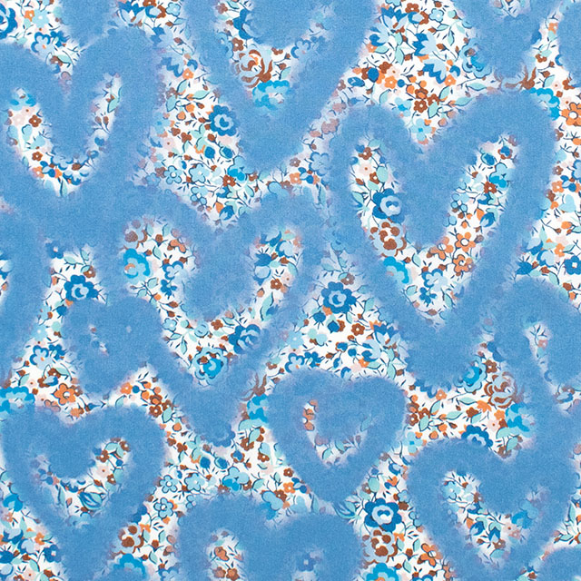 生地 LIBERTY FABRICS リバティ・ファブリックス タナローン 2026SS Floral Rebellion Love Emma and Georgina ラブ・エマ・アンド・ジョージーナ(26-36361036) 26BU.ブルー 09Ac04j