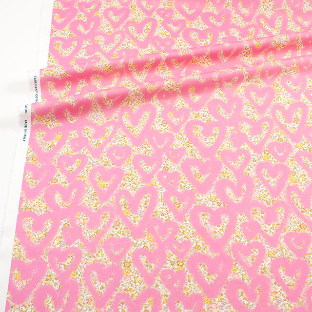 生地 LIBERTY FABRICS リバティ・ファブリックス タナローン 2026SS Floral Rebellion Love Emma and Georgina ラブ・エマ・アンド・ジョージーナ(26-36361036) 26CU.ピンク 09Ac04j
