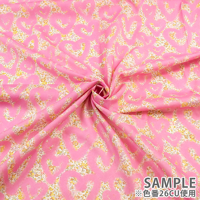 生地 LIBERTY FABRICS リバティ・ファブリックス タナローン 2026SS Floral Rebellion Love Emma and Georgina ラブ・エマ・アンド・ジョージーナ(26-36361036) 26BU.ブルー 09Ac04j