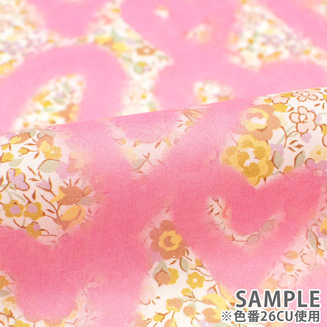 生地 LIBERTY FABRICS リバティ・ファブリックス タナローン 2026SS Floral Rebellion Love Emma and Georgina ラブ・エマ・アンド・ジョージーナ(26-36361036) 26BU.ブルー 09Ac04j