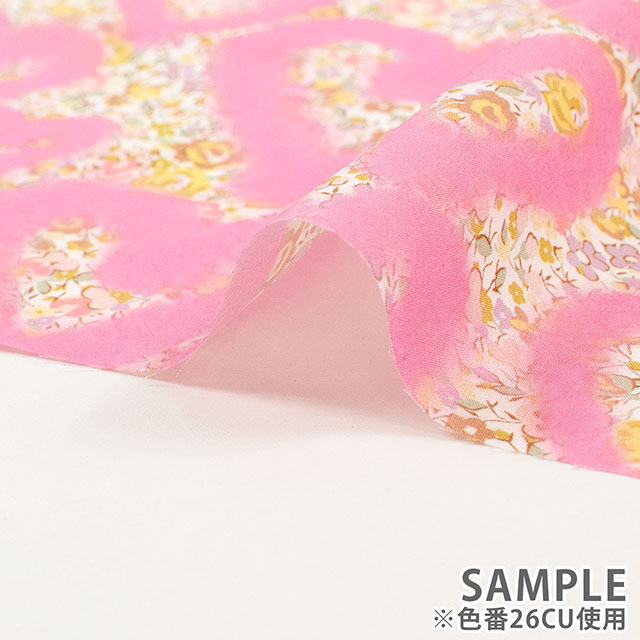 生地 LIBERTY FABRICS リバティ・ファブリックス タナローン 2026SS Floral Rebellion Love Emma and Georgina ラブ・エマ・アンド・ジョージーナ(26-36361036) 26BU.ブルー 09Ac04j