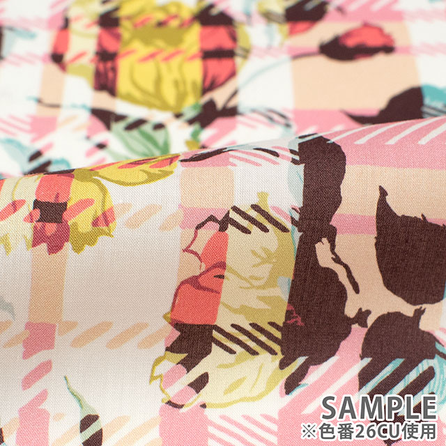 生地 LIBERTY FABRICS リバティ・ファブリックス タナローン 2026SS Floral Rebellion Carline Rebel カーライン・レベル(26-36361042) 26CU.ピンク 09Ac04j