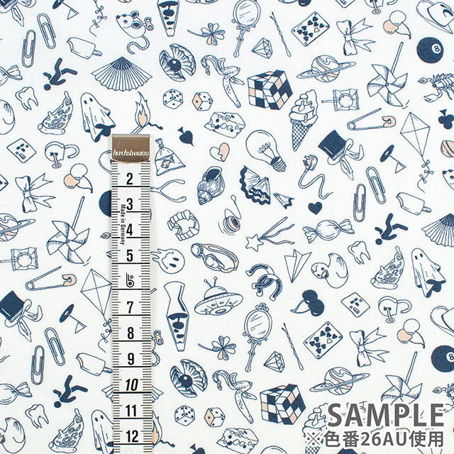 生地 LIBERTY FABRICS リバティ・ファブリックス タナローン 2026SS Floral Rebellion Teddy Tarrant テディ・タラント(26-36361044) 26AU.ブルー 09Ac04j