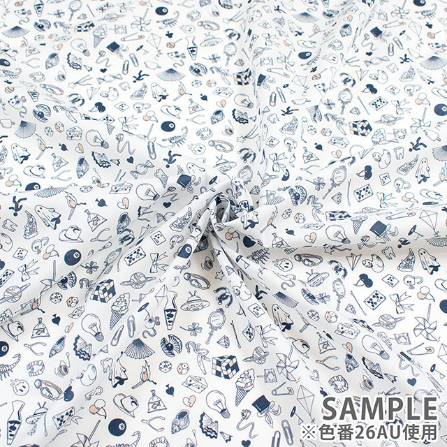 生地 LIBERTY FABRICS リバティ・ファブリックス タナローン 2026SS Floral Rebellion Teddy Tarrant テディ・タラント(26-36361044) 26AU.ブルー 09Ac04j