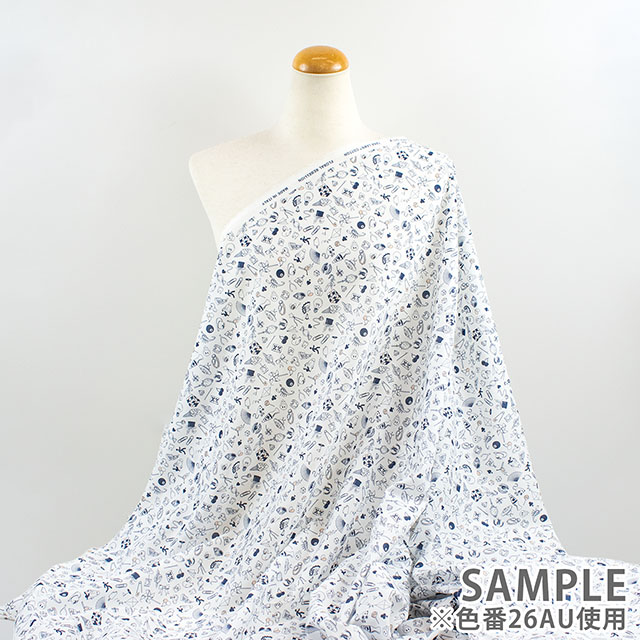 生地 LIBERTY FABRICS リバティ・ファブリックス タナローン 2026SS Floral Rebellion Teddy Tarrant テディ・タラント(26-36361044) 26AU.ブルー 09Ac04j