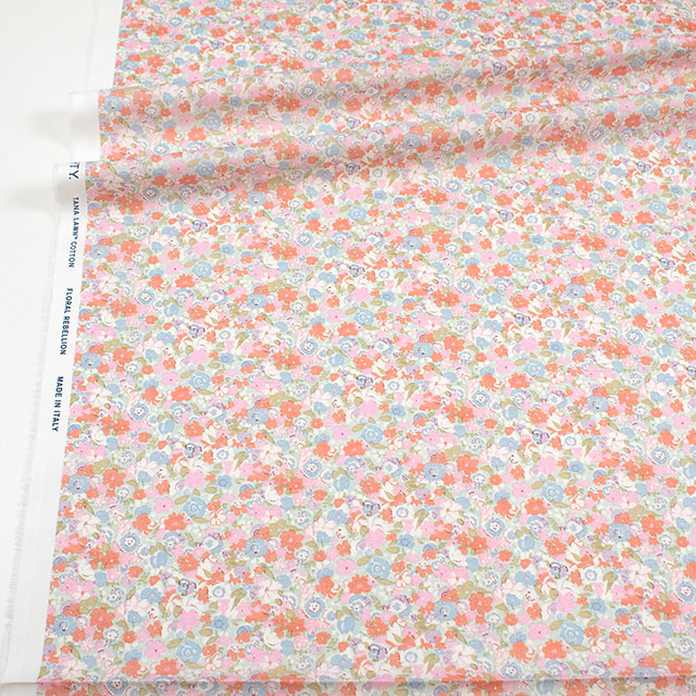 生地 LIBERTY FABRICS リバティ・ファブリックス タナローン 2026SS Floral Rebellion Georgie ジョージー(26-36361050) 26BU.ピンク 09Ac04j