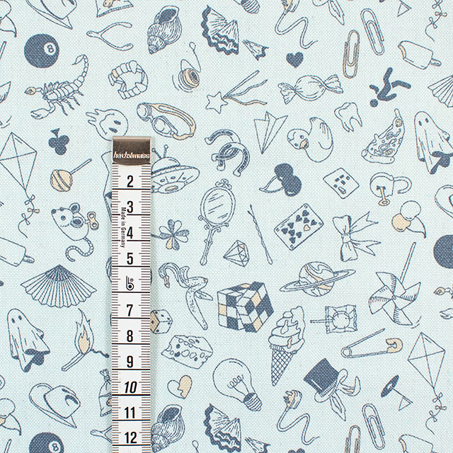 生地 LIBERTY FABRICS リバティ・ファブリックス Newコットンキャンバス 2026SS Teddy Tarrant テディ・タラント(26-36361044L125) 26A.ブルー 09Ac04j