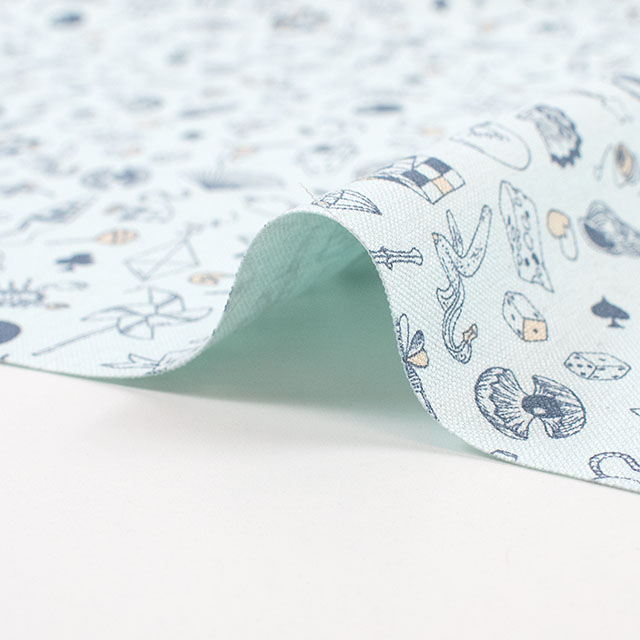 生地 LIBERTY FABRICS リバティ・ファブリックス Newコットンキャンバス 2026SS Teddy Tarrant テディ・タラント(26-36361044L125) 26A.ブルー 09Ac04j