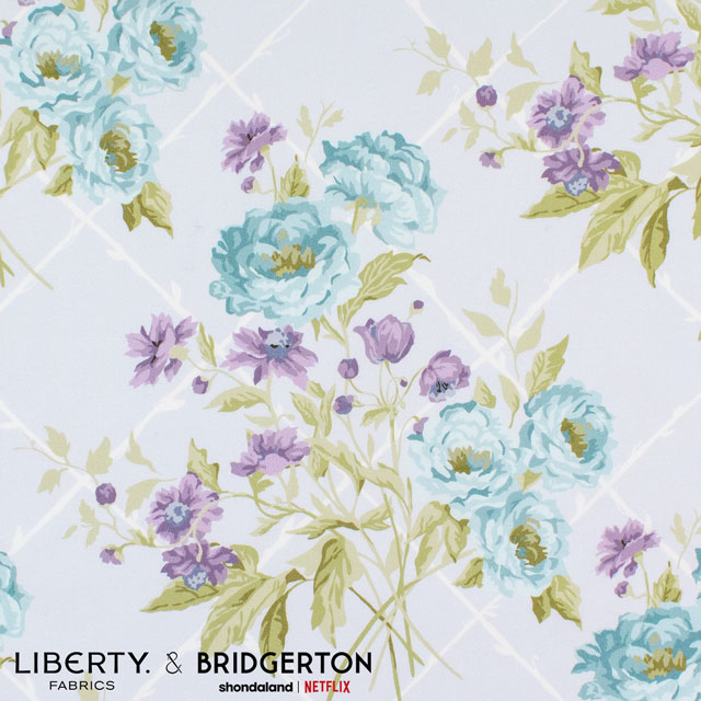 生地 LIBERTY FABRICS リバティ・ファブリックス タナローン LIBERTY FABRICS & BRIDGERTON Blenheim Garden ブレナム・ガーデン(36375475) C.ブルー 09Ac04j