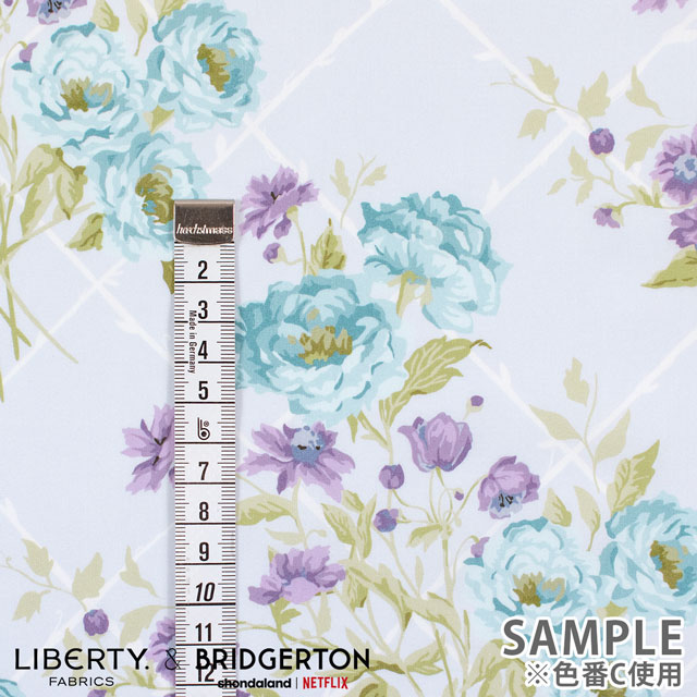 生地 LIBERTY FABRICS リバティ・ファブリックス タナローン LIBERTY FABRICS & BRIDGERTON Blenheim Garden ブレナム・ガーデン(36375475) C.ブルー 09Ac04j