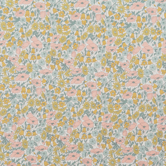 生地 LIBERTY FABRICS リバティ・ファブリックス タナローン エターナル Poppy&Daisy（3632104） H 09Ac03j
