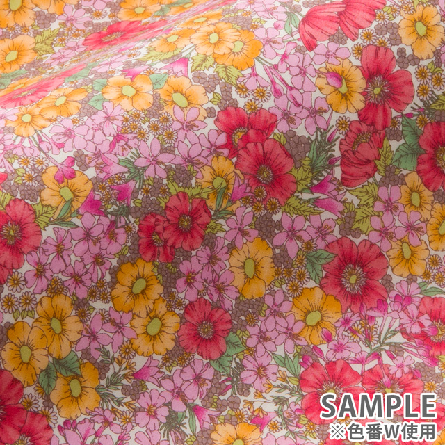 生地 LIBERTY FABRICS リバティ・ファブリックス タナローン エターナル Gloria Flowers グロリア・フラワーズ(DC10480) VE.グレー 09Ac03j