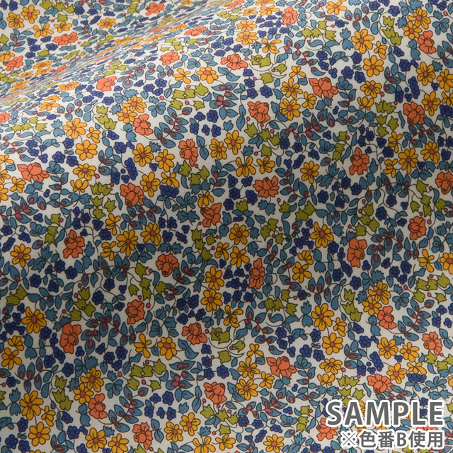 生地 LIBERTY FABRICS リバティ・ファブリックス タナローン エターナル Emilia's Flowers エミリアズ・フラワーズ(3630184) WE.ピーチ 09Ac03j