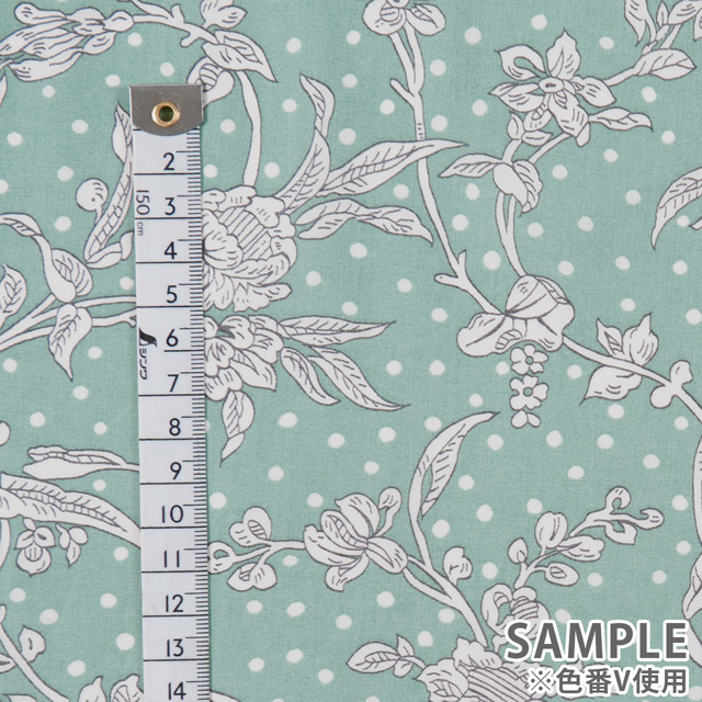 生地 LIBERTY FABRICS リバティ・ファブリックス タナローン エターナル Malory マロリー(5491108) TE.ブルー 09Ac03j