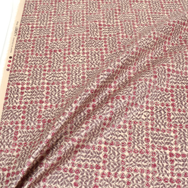 生地 LIBERTY FABRICS リバティ・ファブリックス タナローンラミネート エターナル Sleeping Rose(3630275) BE 99Zz99j