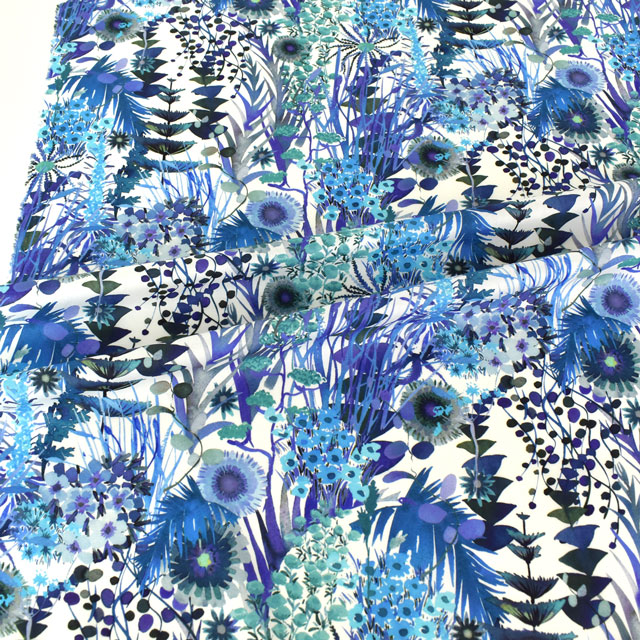 生地 LIBERTY FABRICS リバティ・ファブリックス タナローン エターナル Tresco トレスコ(3633185L125) LE.ブルー 09Ac03j