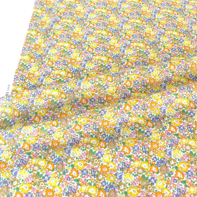 生地 LIBERTY FABRICS リバティ・ファブリックス タナローン エターナル Michelle ミシェル(3636017) FE.イエロー 09Ac03j