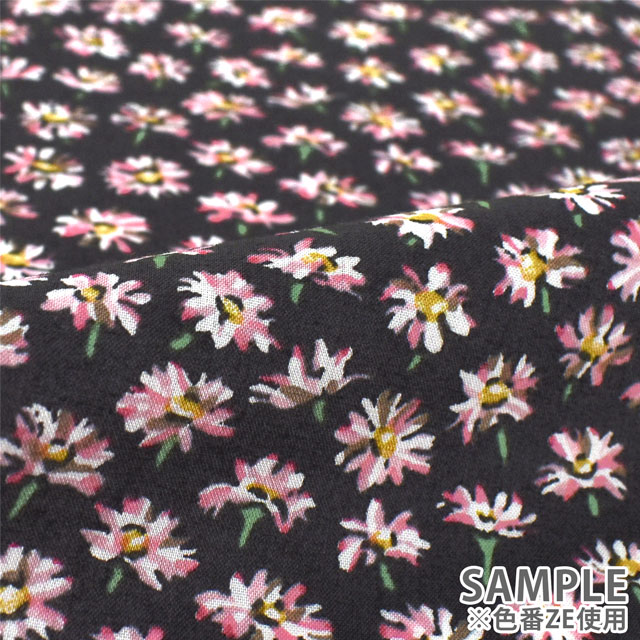 生地 LIBERTY FABRICS リバティ・ファブリックス タナローン エターナル Bellis ベリス(3635186) YE.ネイビー 09Ac03j