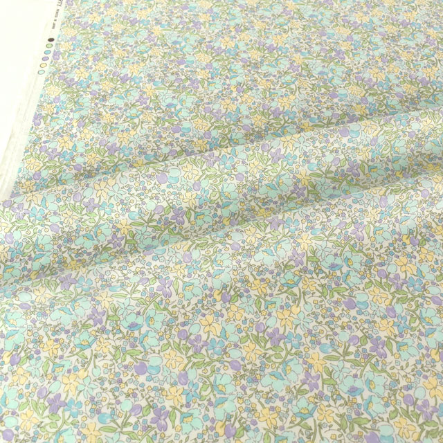 生地 LIBERTY FABRICS リバティ・ファブリックス タナローン エターナル Coward カワード(3638277) ZE.ペールブルー 09Ac03j