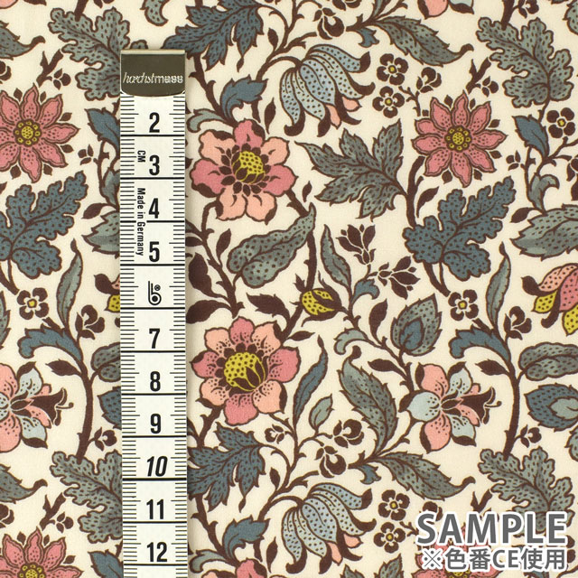 生地 LIBERTY FABRICS リバティ・ファブリックス タナローン エターナル Emery Walker エメリー・ウォーカー(36302103) AE.ブルー 09Ac03j