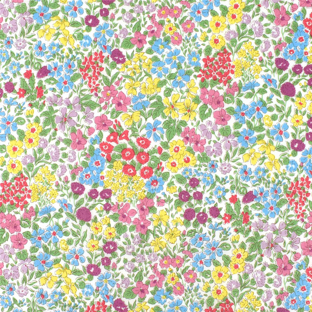 生地 LIBERTY FABRICS リバティ・ファブリックス タナローン エターナル Joanna Louise ジョアンナ・ルイーズ(3631114) BE.カラフルミックス 99Zz99j