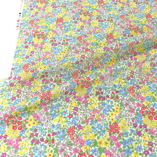 生地 LIBERTY FABRICS リバティ・ファブリックス タナローン エターナル Joanna Louise ジョアンナ・ルイーズ(3631114) BE.カラフルミックス 99Zz99j