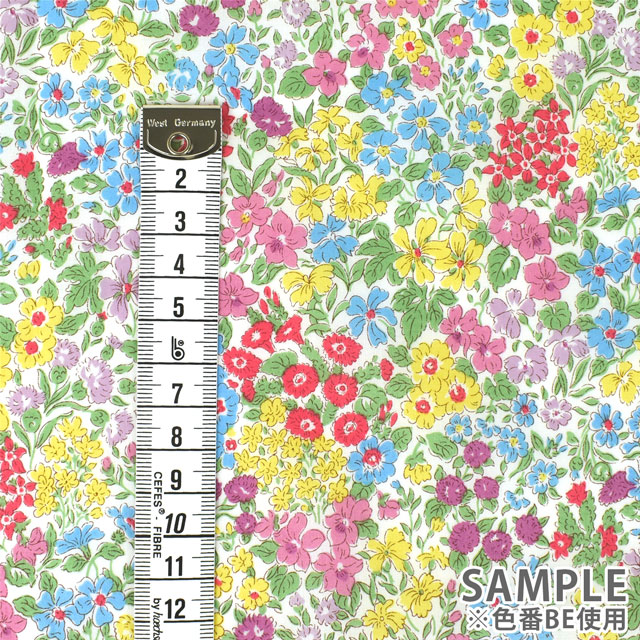 生地 LIBERTY FABRICS リバティ・ファブリックス タナローン エターナル Joanna Louise ジョアンナ・ルイーズ(3631114) BE.カラフルミックス 99Zz99j