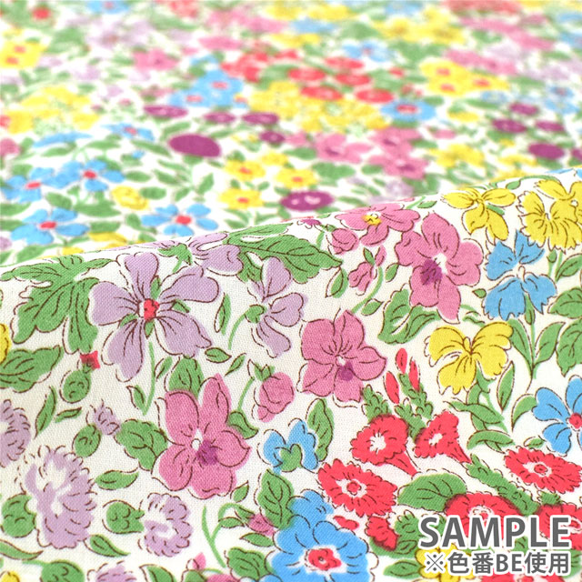生地 LIBERTY FABRICS リバティ・ファブリックス タナローン エターナル Joanna Louise ジョアンナ・ルイーズ(3631114) BE.カラフルミックス 99Zz99j