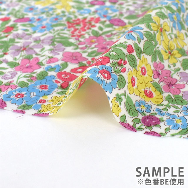 生地 LIBERTY FABRICS リバティ・ファブリックス タナローン エターナル Joanna Louise ジョアンナ・ルイーズ(3631114) BE.カラフルミックス 99Zz99j