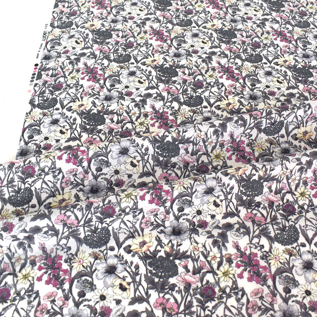 生地 LIBERTY FABRICS リバティ・ファブリックス タナローン エターナル Rachel レイチェル(3636003) ZE.グレー 09Ac03j