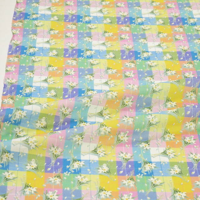 生地 LIBERTY FABRICS リバティ・ファブリックス タナローン エターナル Dancing Daffodil ダンシング・ダッフォディル(DC33551) WE.マルチ 09Ac03j