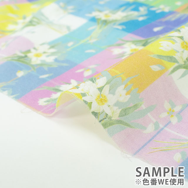 生地 LIBERTY FABRICS リバティ・ファブリックス タナローン エターナル Dancing Daffodil ダンシング・ダッフォディル(DC33551) WE.マルチ 09Ac03j