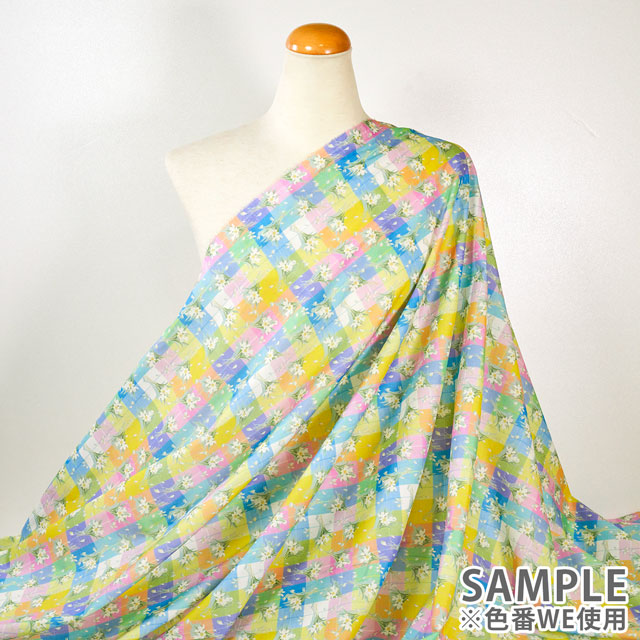 生地 LIBERTY FABRICS リバティ・ファブリックス タナローン エターナル Dancing Daffodil ダンシング・ダッフォディル(DC33551) WE.マルチ 09Ac03j
